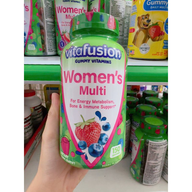 [US]Kẹo dẻo Vitafusion Women’s Multivitamin Gummies hàng Mỹ 150 viên