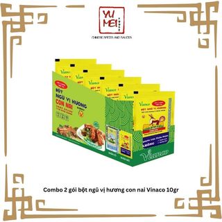 Combo 2 gói bột ngũ vị hương con nai Vinaco 10gr