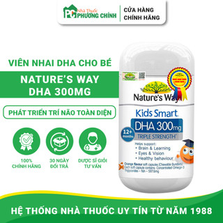 Dha cho bé nature's way kids smart dha 300mg triple strength