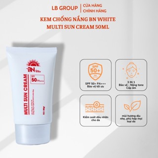 Kem chống nắng BN WHITE MULTI SUN CREAM dưỡng da trắng sáng kiểm soát dầu nhờn SPF50+