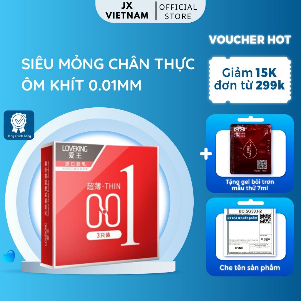 Bao Cao Su Siêu Mỏng 0.01 MERO 3S