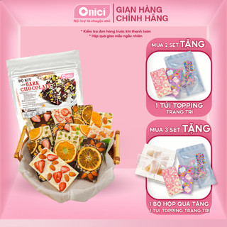 SET TỰ LÀM CHOCOLATE BARK 60 VIÊN THÀNH PHẨM