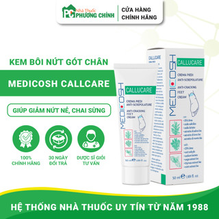 Kem bôi nứt gót chân của ý medicosh callucare - giúp giảm tình trạng nứt gót chân, da dày sừng, nứt nẻ