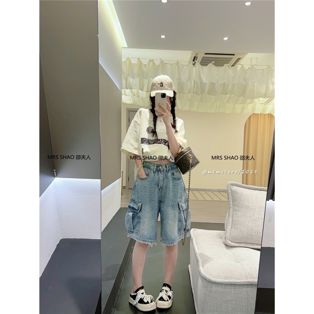[MTM STORE] SHORT JEANS LỬNG TÚI HỘP 0005
