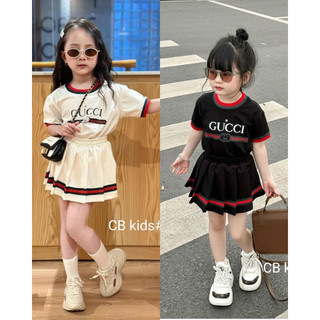 10-30kg Set váy cotton G_C hot trend cho bé gái, váy bé gái, đồ bộ cho bé