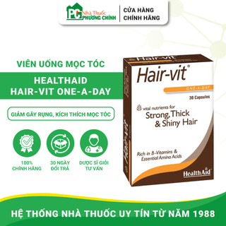 Viên uống ngăn rụng tóc và kích thích mọc tóc healthaid hair-vit - giúp tóc mọc dày & bóng mượt