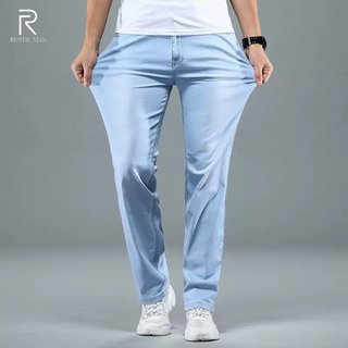 Quần Jean Nam Rusticman  Phom xuông, Trẻ Trung, Thanh Lịch, Co Giãn Tốt Q012