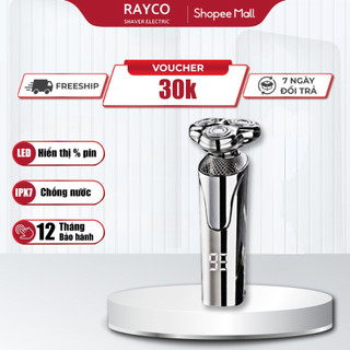 Máy cạo râu đa năng RAYCO RQ-676 3 lưỡi kép cao cấp, đa năng tỉa lông mũi, cắt tóc, cạo râu