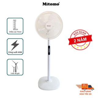Quạt cây Mitomo FCE-60HE/HEV cao cấp, công suất 60W hàng chính hãng - Bảo hành 2 năm