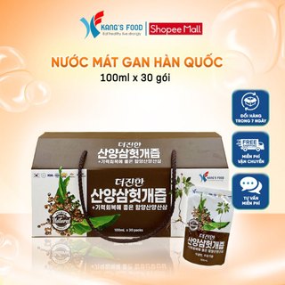 Nước sâm mát gan hàn quốc - nước uống hovenia thải độc gan, hiệu quả cực tốt với người bị viêm gan, xơ gan