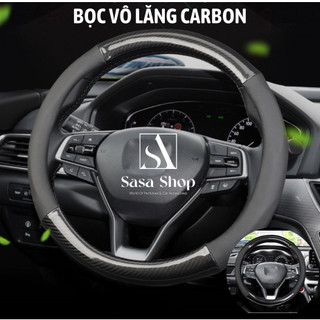 Bọc vô lăng Carbon, chống trơn, chống trượt - Đủ xe