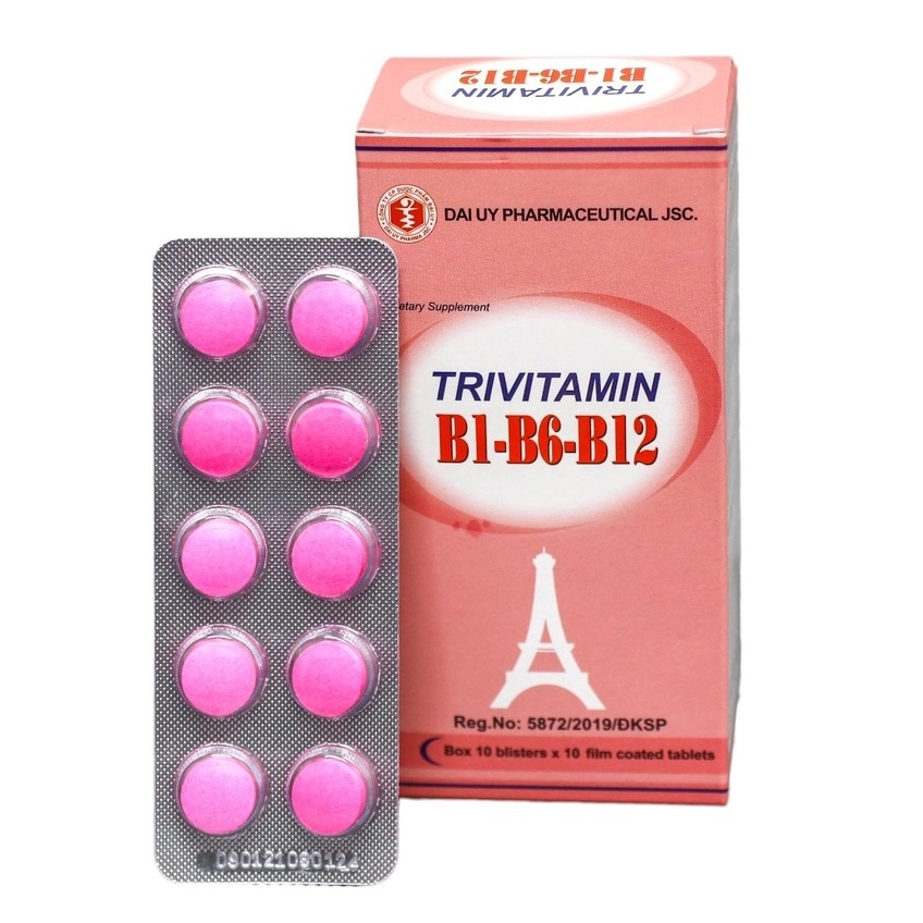 TRIVITAMIN B1 - B6 - B12 - Bổ sung vitamin cho cơ thể