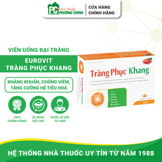 Viên uống đại tràng tràng phục khang eurovit - dùng cho người viêm đại tràng cấp & mãn tính