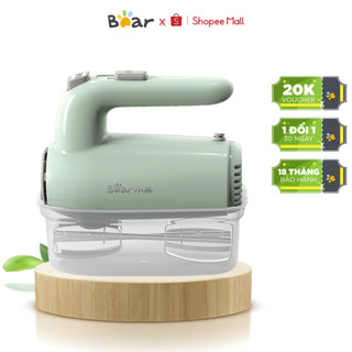 Máy Đánh Trứng, Kem Mini Cầm Tay Bear DDQ-B01F7/A01G1/B01K1-125W-5 Chế Độ Đánh, Que Inox 304 Đa Năng- Bảo Hành 18 Tháng