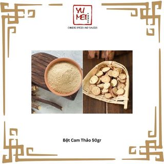 Bột cam thảo 50gr - bột xay từ cam thảo 100%