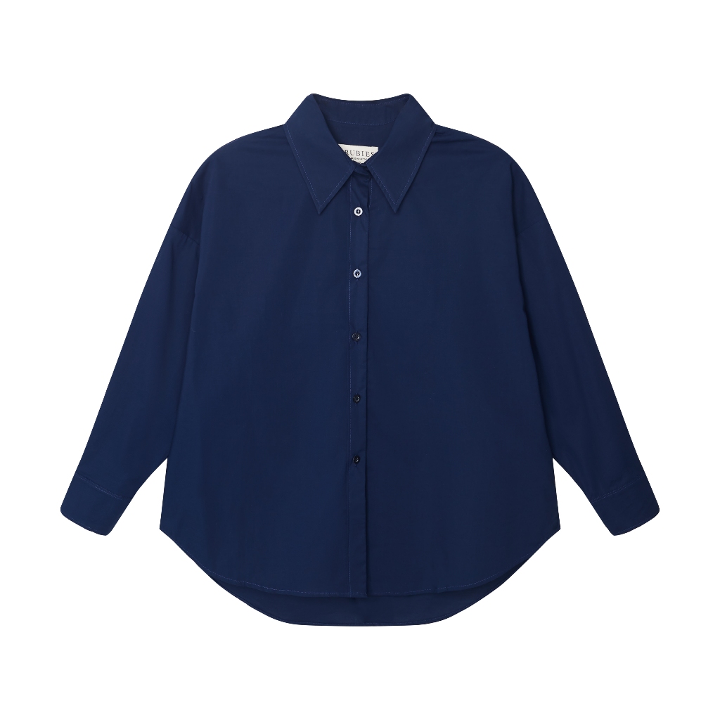 RUBIES Malab Shirt - Áo Sơ Mi Nữ Vải Kate Tay Dài Cổ Đức | BigBuy360 - bigbuy360.vn