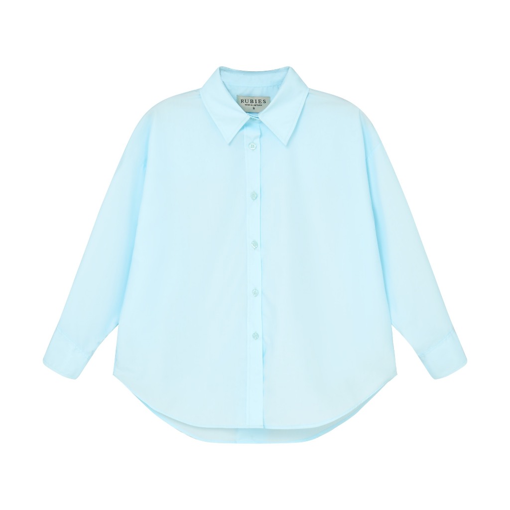 RUBIES Malab Shirt - Áo Sơ Mi Nữ Vải Kate Tay Dài Cổ Đức | BigBuy360 - bigbuy360.vn