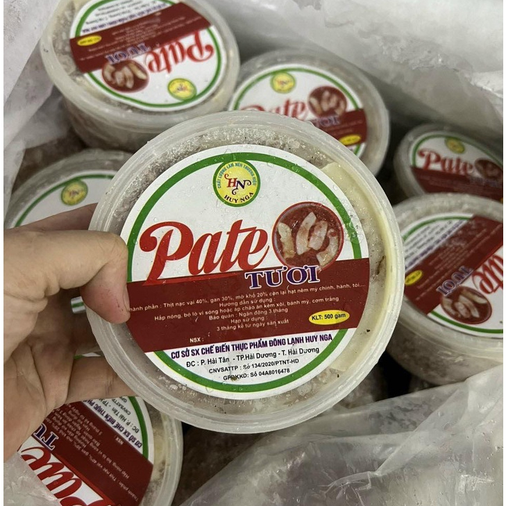 Pate tươi cột đèn Hải Phòng (500gr) (Ship hỏa tốc HCM)