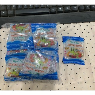 Thạch dừa hoàng long. bịch gói nhỏ 40g .thạch nhí, thạch dứa nhí hoàng long.