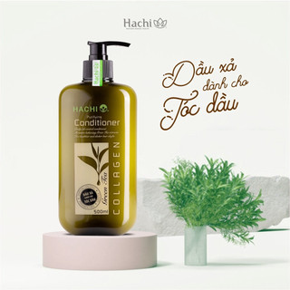 Dầu xả trà xanh dành cho tóc dầu GREENTEA - HACHI Purifying Conditioner chiết xuất thiên nhiên hỗ trợ giảm tiết dầu,nhờn