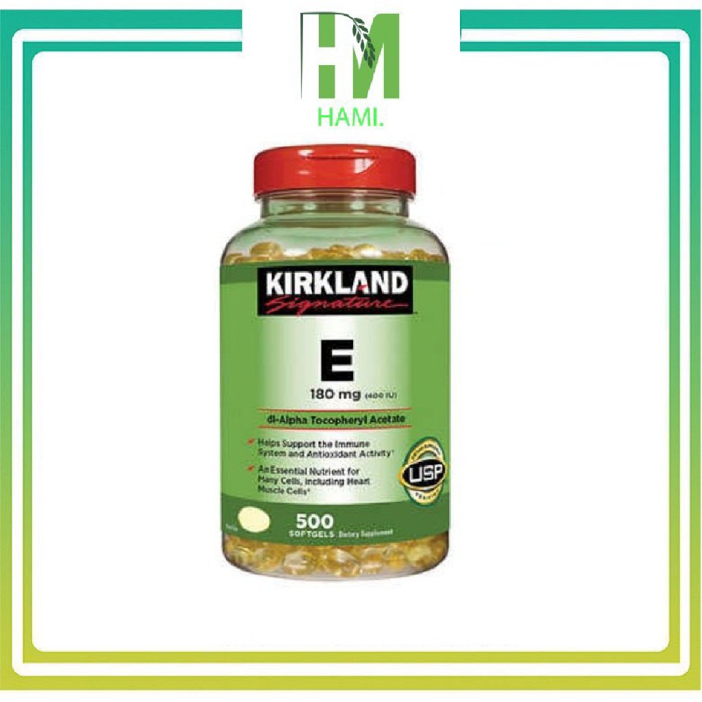 Vitamin E 400 Iu 500 Viên Kirkland Của Mỹ, Date 2026