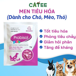 Men Tiêu Hóa Probisol Vemedim Dùng Cho Chó Mèo Thỏ Hỗ Trợ Tiêu Hóa 5g