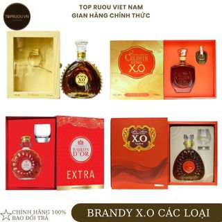 Brandy xo pháp ballon d'or extra - celeste - deluz - de luxe 700ml