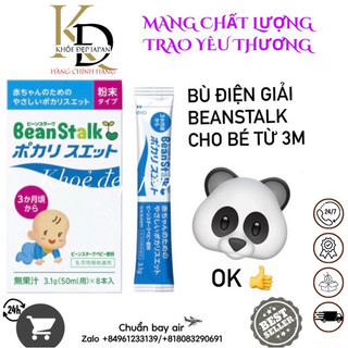 Điện giải beanstalk cho bé trên 3 tháng tuổi hộp 8 gói