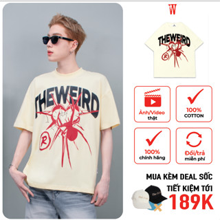 LOCAL BRAND Áo thun The Weird Phong Cách Unisex Form Rộng ATK967