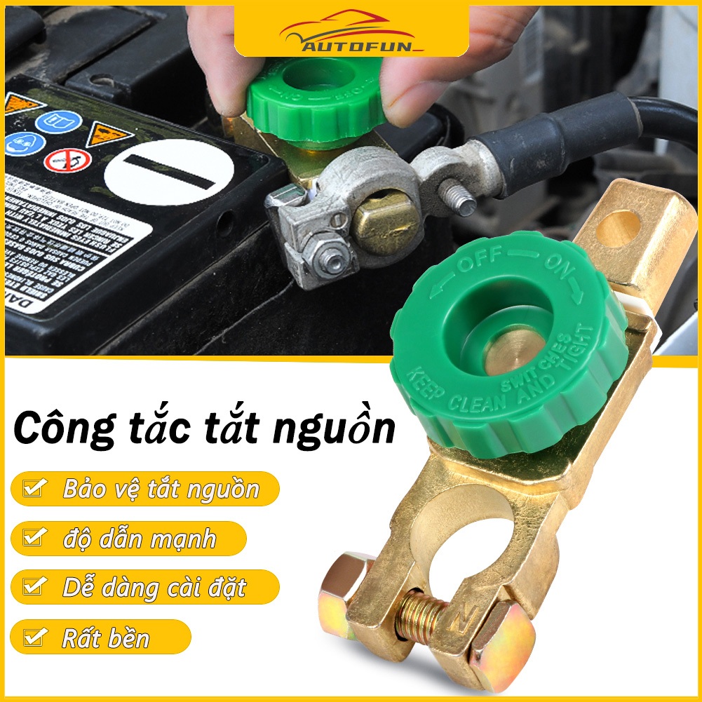 Công Tắc Ngắt Kết Nối Bình Ắc Quy Xe Hơi/Xe Tải Tiện Dụng Công tắc ngắt điện bình ắc quy chuyên dụng cho xe hơi Gia Dụng