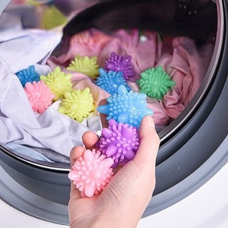 🏵️🏵️ Bóng giặt quần áo cầu gai sinh học giặt đồ thông minh chống nhăn