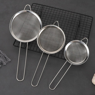 Rây lọc hạt chanh, vợt lọc inox, dụng cụ lọc thức ăn tiện dụng