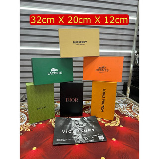 Hộp giày nam - hộp hãng - hộp cứng nắp - kèm giày gói - bill - thẻ cứng - giấy tờ 🔥