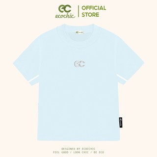 Áo Phông Baby Tee ECOCHIC EC 1-LINE Local Brand Chính Hãng Unisex Form Ôm Premium Cotton 100% F769