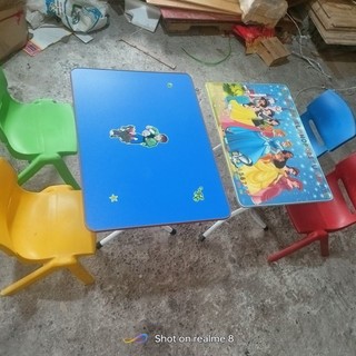 BÀN GHẾ học sinh đa năng dùng cgo bé mầm non và tiểu học giá rẻ