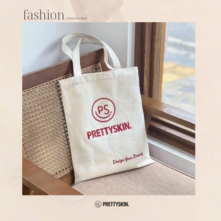 Túi vải Canvas Prettyskin màu trắng