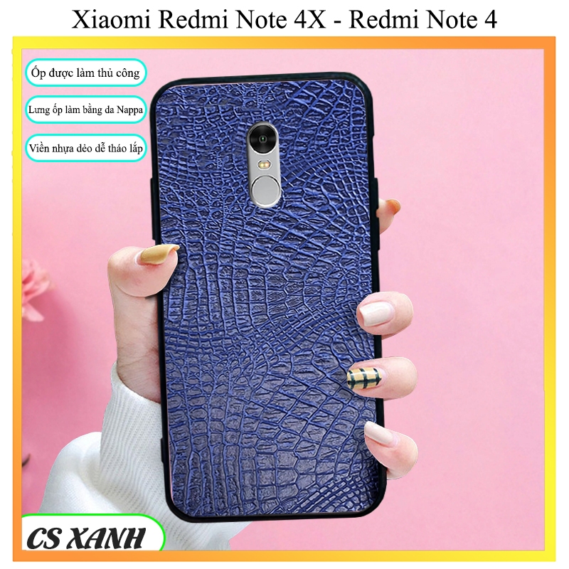 Ốp da/ốp da cá sấu sang trọng cho điện thoại Xiaomi Redmi Note 4/Note 4X/5/5 Plus