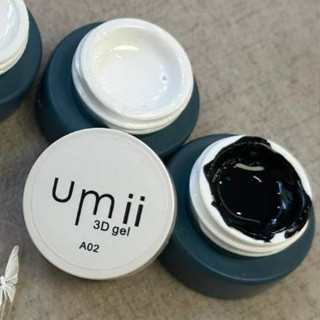  Phụ kiện nails - Gel vẽ đen trắng 3D 