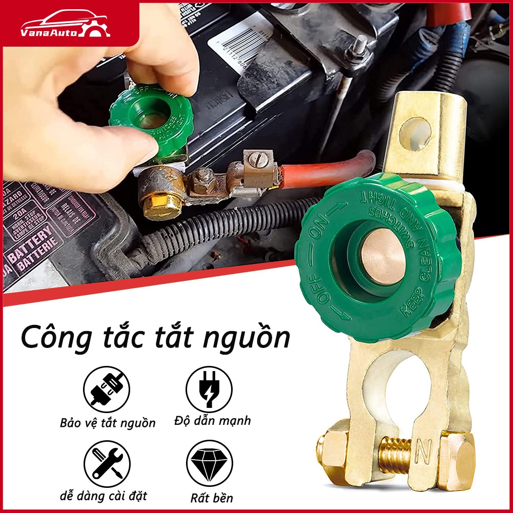 Công Tắc Cách Ly Ngắt Tắt Nhanh Cho Xe Hơi 100%mới
