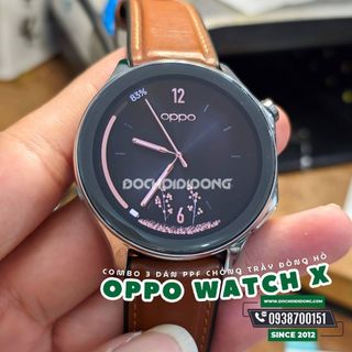 Combo 3 miếng dán màn hình PPF đồng hồ Oppo Watch X cao cấp