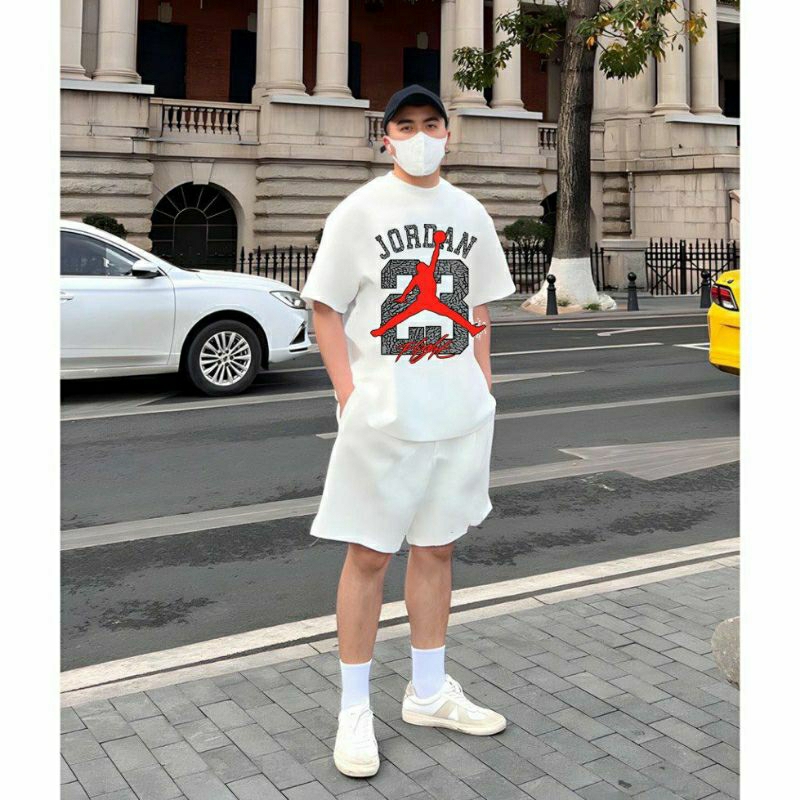 Áo thun tay lỡ unisex số 23