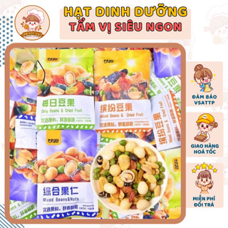 Hạt dinh dưỡng tẩm vị, đậu mix hạt & trái cây sấy khô nội địa Trung