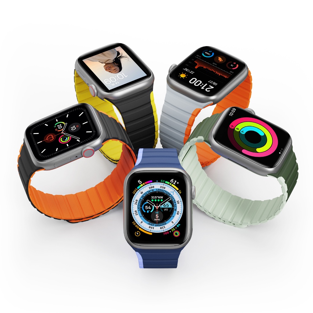 Dây đeo Silicone Magnectic DUX DUCIS LD Series cho Apple Watch Ultra 2/ 1, Apple Watch Series 9-1/SE