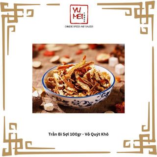Trần bì sợi 100gr - vỏ quýt khô