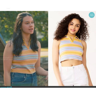 Áo thun cổ polo dáng crop 50k