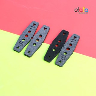 Miếng da ncs 3 lỗ dt11 dùng cho bi 6.35 - 7mm - 7.5mm chống trơn trượt hạn chế thấm nước - dũng data slingshot
