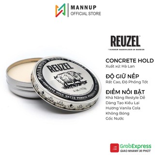 Sáp Vuốt Tóc Reuzel Concrete Hold Matte Pomade 35g/113g
