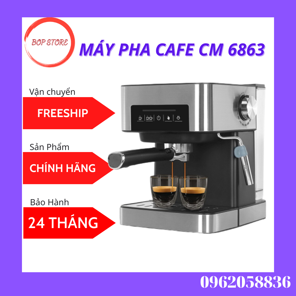 Máy Pha Cà Phê CM 6863 Espresso, Máy Pha Cafe tự động