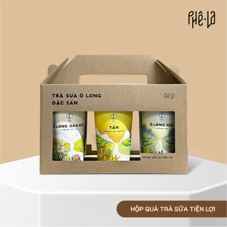  Hộp Quà Trà Sữa Tiện Lợi Phê La, Hộp 06 ly - 04 loại