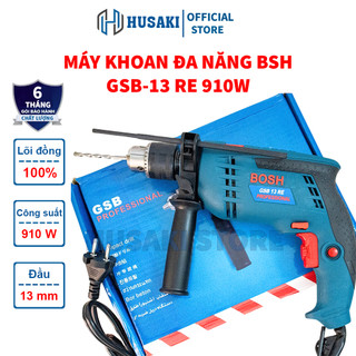 Máy khoan điện đa năng khoan động lực BSH GSB-13 RE 710W lõi đồng khoan tường bắn vít bắn tôn mạnh mẽ bảo hành 6 tháng